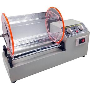 KT1320 11kg Large Capacity Rotary Tumbler Polishing Barrel Drum Polish Machine Jewelry Rolling Polish Gold Silver Tools For Beginnners DIY Use