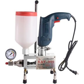 KAY-999 High Pressure Waterproof Grouting Machine 910W Injection Pump Epoxy/Polyurethane Grouting Liquid Leakage Tool for Beginners DIY