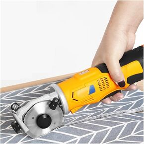 16.8V Electric Scissors Carpet Hand-held Cutting Cloth Machine Electric Round Scissors for Fabric Leather Cloth Sewing for Beginners DIY