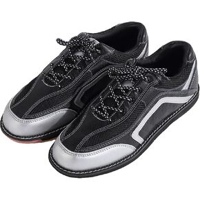 VEACAM Womens Bowls Shoes, Comfortable Bowling Shoes for Women Fashion Leather Bowler Sneakers