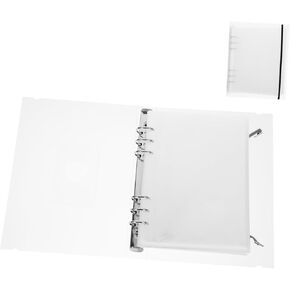 HOMSFOU Mini Photocard Binder A5 Photocard Holder Photo Album Sleeve 20 Card Pages Wedding Photo Album