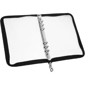 Refillable Binder for Coupon Cards and Photos Stylish Clear Plastic Folder Compact and Portable Card Organizer for Collecting Elegant Storage