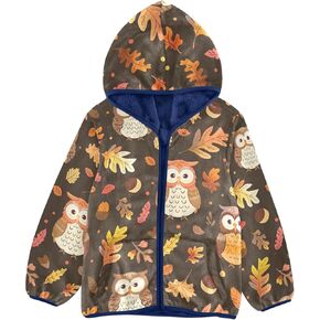 Chifigno Girls Boys Fleece Hoody Jacket Jacket Boys Boys Boys with Gopicets Boys Boys For Toddler and Kids