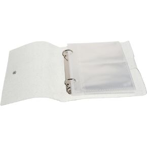 2pcs Clear Binder Cover Photo Album Portable Photocard Holder Book for Easy Storage Compact for Travel Versatile Material for Business and Credit Cards
