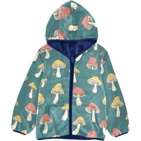 Chifigno Girls Boys Fleece Hoody Jacket Cute Boys Jackets jukns boys 'stuits معاطف مع جيوب للطفل الصغير والأطفال