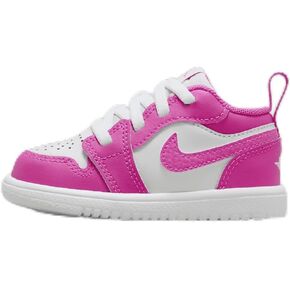 Jordan 1 Low Alt Baby/Toddler Shoes (FN7398-600, Fire Pink/White/Iris Whisper) Size 6