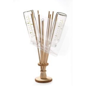 Lehman's Economical and Eco-Friendly Wooden 8-Arm Bag Holder and Bottle Dryer