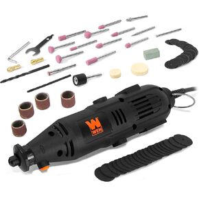 WEN 23101 1-Amp Variable Speed Rotary Tool with 100+ Accessories
