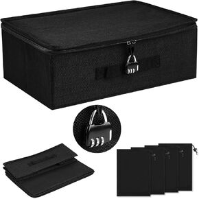discreet lockable storage toy bag box organizer container case
