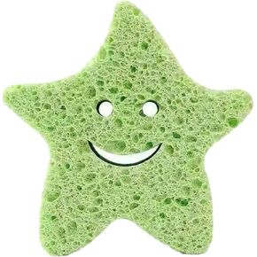 Baby Bath Sponge for Bathing - Cute Shower Brush Dead Skin Remover | Natural Bath Sponges for infaants | Baby Bath Sponge | Baby Bath Accessories for infaants, Toddler Bath Time
