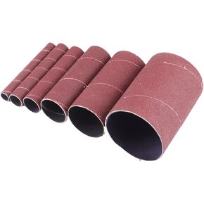 BREAKA 12PCS Sleeves Sanding Drum Mixed Oscillating Paper Polishing Wheel Sand Mills Sander Kit Spindle Vibrating 4-1/2 Inch