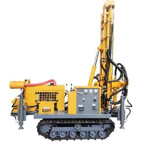 200 300 400m Full Hydraulic Water Well Drilling Rig on Crawler Portable Borehole Machine for Farmland Irrigation & Household Water Supply