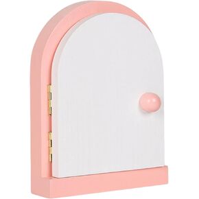 Nursery Decorative Door Shape Wood Outlet Shield Adhesive Child Light Switches Coverplate Decoration