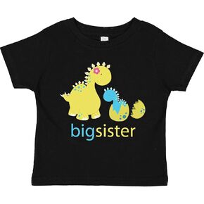 inktastic Big Dinosaur Sister Toddler T-Shirt