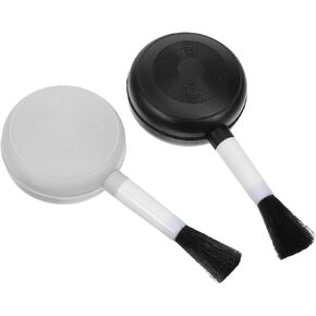 Luxshiny 2Pcs Air Blower with Detachable Brush Ergonomic Cleaning Tool for Dust Removal Cameras Lenses Electronics Compact Plastic Bulb Duster for Versatile Use