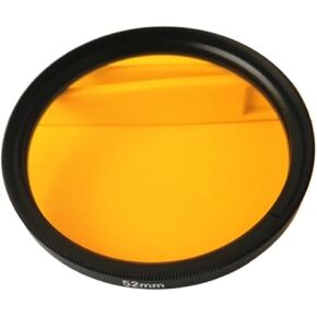 Various Sizes 535nm Infrared Long Pass Filter Golden Optical Glass CB535 GG530 for Camera Photography(43mm)