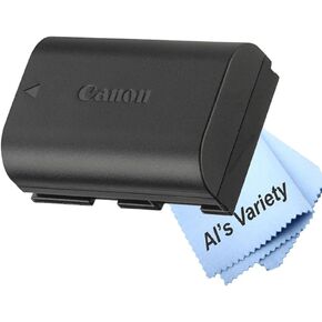 Canon LP-E6 Lithium-ion Battery Pack for Canon DSLR EOS 5D Mark III ، IV ، 5DS ، 5DS R ، 6D Mark II ، 7D Mark II ، 80D ، 90D ، EOS R5 C ، R5 ، R6 ، R6 Mark II ، R7 ، RA Cameras (Bulk Packaging)