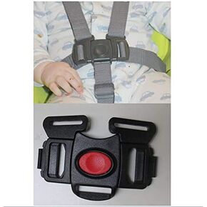 Black 5 Point Harness Buckle Clip Replacement Part for Graco Duo 2-in-1 Swing & Bouncer Seat Safety for Babies, Toddlers, Kids, Children 5E