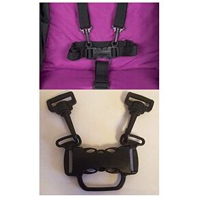Replacement Parts/Accessories to fit J is for Jeep Stroller Products for Babies, Toddlers, and Children (5 Point Harness Buckle w/Clips) 5A+Clips