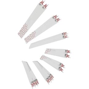 Reciprocating Blade Set Compatible with Milwaukee 49-22-1216 Saw ZALL Metal Cutting Bi-Metal Reciprocating Blades - 16 PC