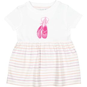 inktastic Ballet Shoes, Ballet Slippers, Ballet Dance, Pink Infant Dress