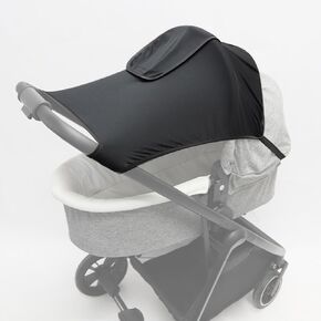 Stroller Sun Shade Compatible with Evenflo Pivot Modular Travel System, Also fits for Other Baby Stroller Bassinet, Pram Sun Cover, Waterproof Baby Stroller Sunshade Cover Anti-UV with Viewing Window