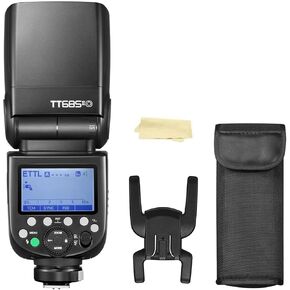 Godox TT685II-O TTL/HSS 1/8000s Speedlite Flash for Olympus Cameras – 2.4G Wireless GN60, TCM Conversion, Quick-Release Lock, External Power Support