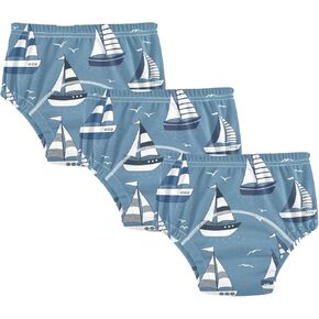 Toddler Potty Training Underwear Cotton Absorbent Soft Baby Girl Boy Potty Training Pant 2T-5T