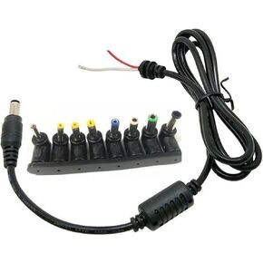 DC5V 5.5x2.1mm Power Cable 8 Connectors for Router Small Fan and More Devices Charging Cord
