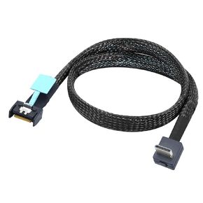 Speed Gen 5 PCIE 4I 38P Male to SFF8611 4I 90degree NVME for Cable for Server