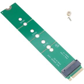 NVME M-Key/B+M Key Solid Disk Extension Adapter Card for PCIE4.0 NVME GoldFingers Designs Compatible for 2242/2260/2280