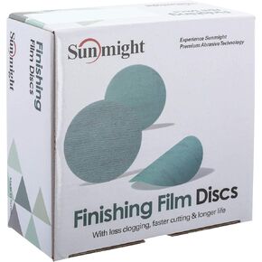 Sunmight Film 6" 1500G Grip No Hole Disc, 01422, 50 Discs