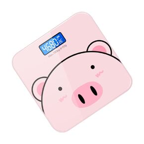 Didiseaon Weight Digital Body Weight for People Rechargeable Auto Shutdown Cartoon Design Charging Easy to Use