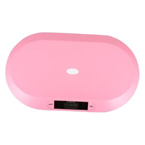 Totority Electronic Weight Scale for Pets and Boy Girl Capacity LCD Display Portable and Flat Design for Monitoring Growth Battery Not Included