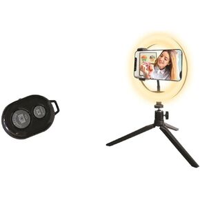 Vivitar Go Live with The Vlogger Series 8" Streaming Essentials LED Ring Light Kit with Wireless Shutter Release