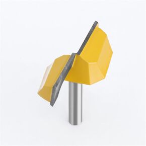 1pcs 8mm Shank Cleaning Bottom Router Bits 2-1/4" Cutting Diameter for Surface Planing Router Bit Woodworking Milling Cutter