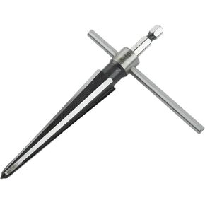 3-13mm Taper Reamer Deburring Enlarge Pin Hole Handheld Reamer T Handle 6 Flute for Wood Metal Plastic Drilling Tools 5-16mm Reamer(5mm-16mm)