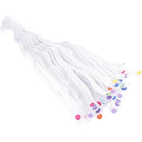 Kisangel 50pcs حفاضات قابلة للتعديل أحزمة الحفاضات مريحة لسهولة التثبيت والوزن الخفيف ومحمول للحيوانات الأليفة