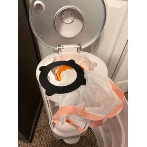 Trash Bag Adapter for Munchkin Diaper Pail，Allows You to use a 13 Gallon Kitchen Bag in The Diaper Pail