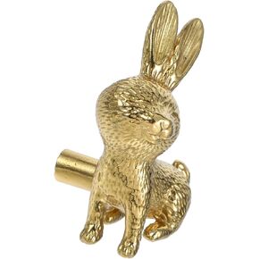 Zerodeko Bunny Drawer تعامل مع المقابض الذهب أرنب لطيف لأثاث الحضانة