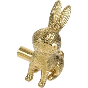 Cabilock Cute Bunny Drawer Handles Gold Copper Rabbit Knobs for Cabinets and Dressers Nursery Decor Dresser Knobs for Rooms and Projects