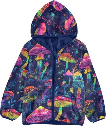 CHIFIGNO Girls Boys Zip up Hoodie Boys Jackets with Pockets Warm Winter Outwear for Toddler and Kids in Saudi Arabia