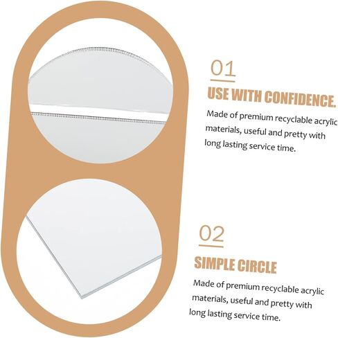 GALPADA 1pc Mirror Tray Reflector Stand Photo Backdrops Props Reflector Background Ornaments Earrings Background Jewelry Display Stands Reflection Photo Accessory Acrylic in Saudi Arabia