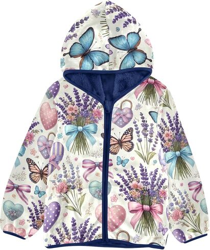 CHIFIGNO Girls Boys Zip up Hoodie Printed Boys Jackets Toddler Boy Fall Clothes with Pockets for Toddler and Kids in Saudi Arabia