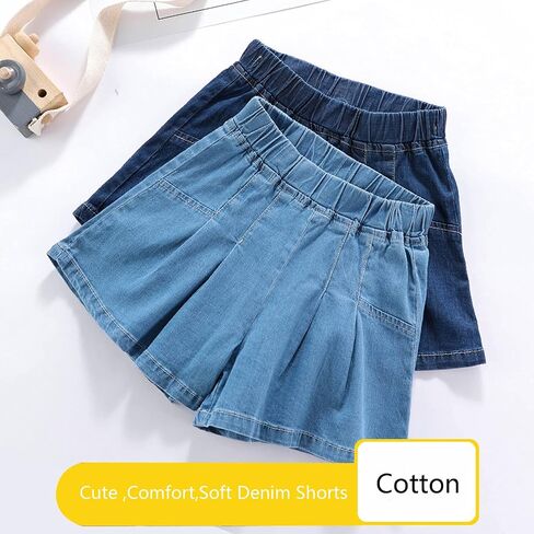 EISHOW Baby Infant Toddler Boy Girl Outfit Summer Casual Elastic Jeans Denim Shorts Pull-On Bottoms Cropped Denim Short Pants in Kuwait