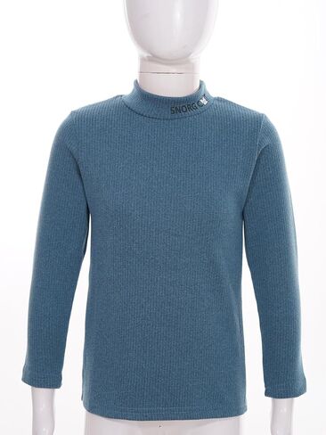 Girls Turtleneck Long Sleeve T-Shirt Tops Solid Color Casual Undershirt Thermal Tops Fall Winter Clothes in Saudi Arabia