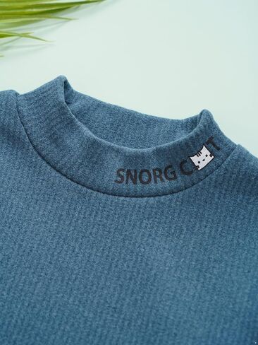 Girls Turtleneck Long Sleeve T-Shirt Tops Solid Color Casual Undershirt Thermal Tops Fall Winter Clothes in Saudi Arabia