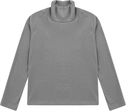 الطبقات الحرارية للبنات ، قمم الياقة المتواصلة القمصان الداخلية الصلبة ، تمرين الرياضة الرياضية Tee Top Disual Closy in Kuwait