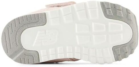 New Balance Kids 574 New-B V2 Familiar Ground Hook and Loop Sneaker, Quartz Pink/White, 8 US Unisex Toddler in Saudi Arabia