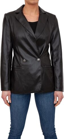 GUESS Women's New Emelie Blazer, Mystic Wine Multi, Extra Large in Saudi Arabia